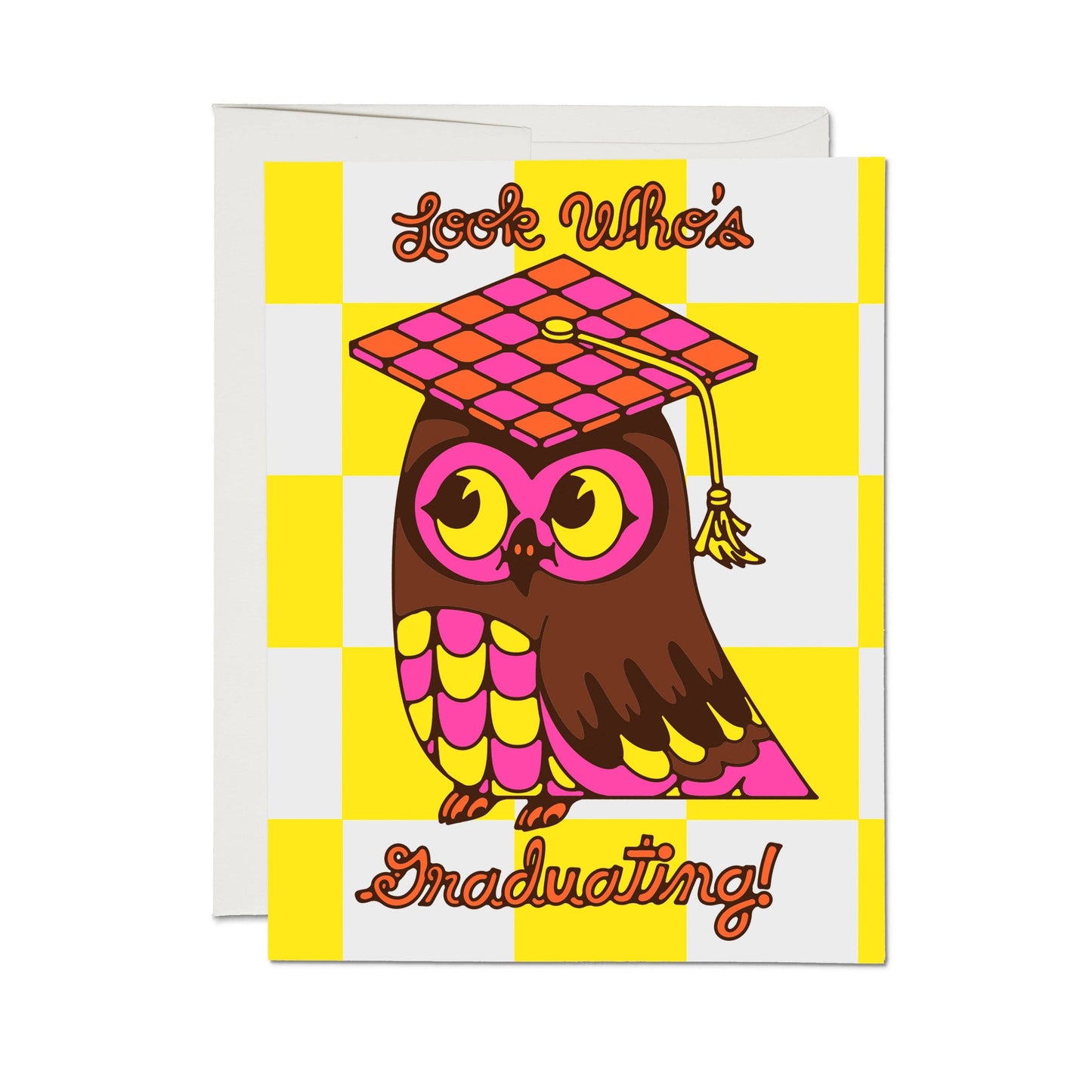 Red Cap Cards - Look Who greeting card: Single
