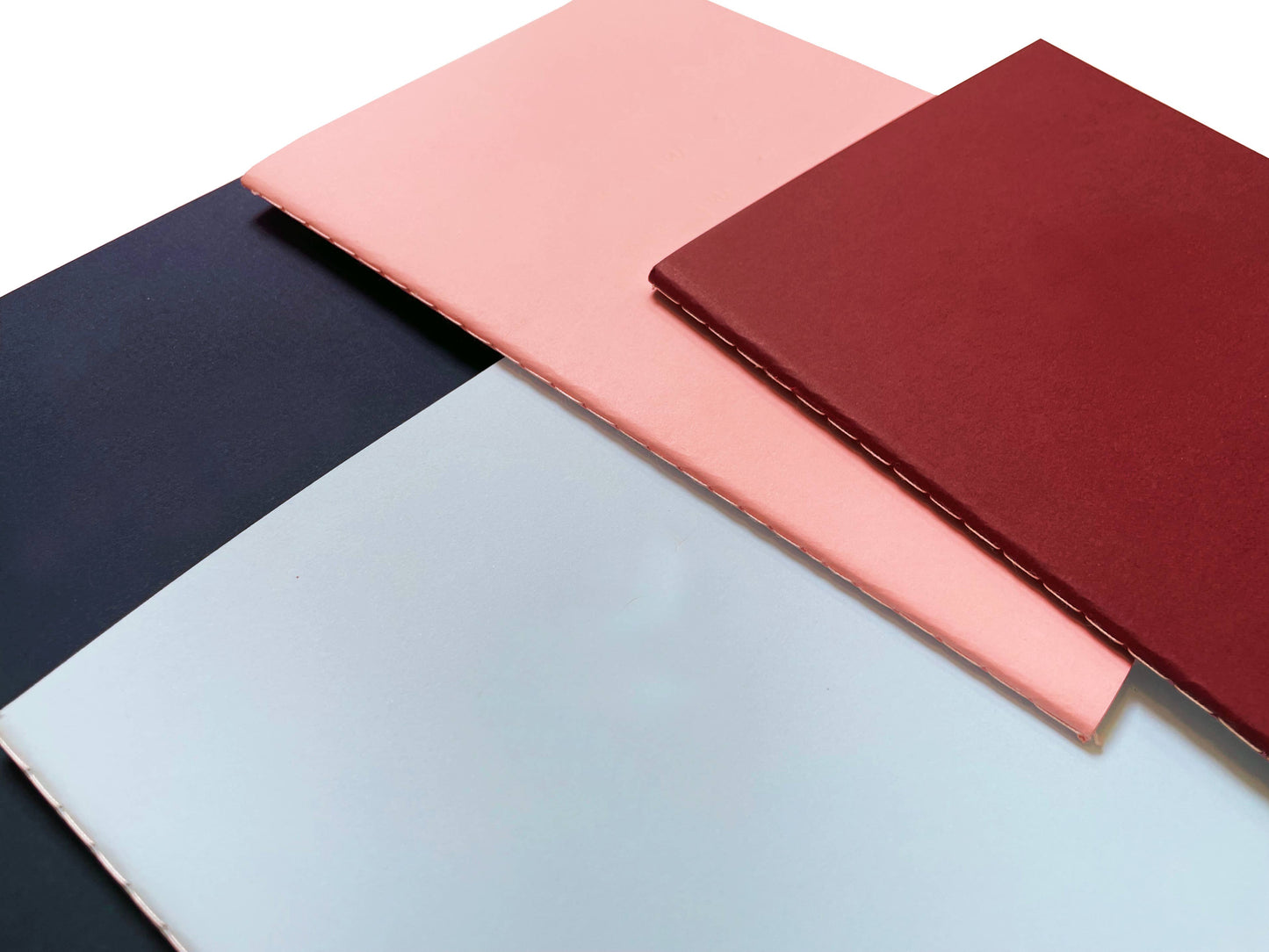 Studio Portmanteau - B5 Large Saddle Stitch  Blank Notebooks: Kraft
