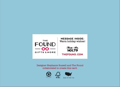 THE FOUND - San Francisco Skyline Holiday Christmas Card