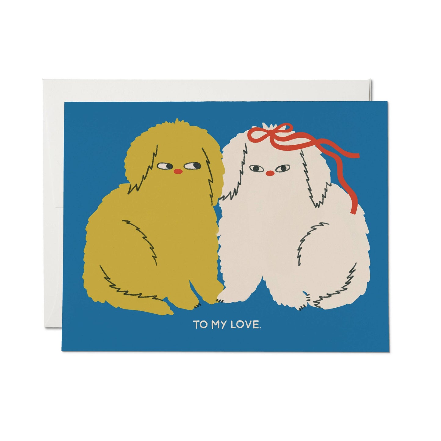 Red Cap Cards - To My Love greeting card: Single