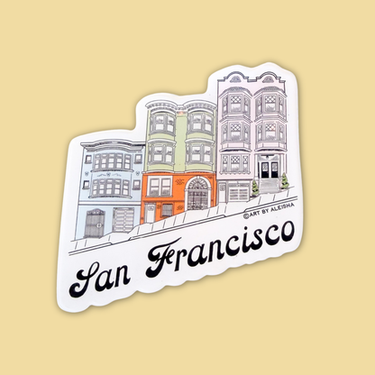 By Aleisha - Home Sweet San Francisco Acrylic Magnet