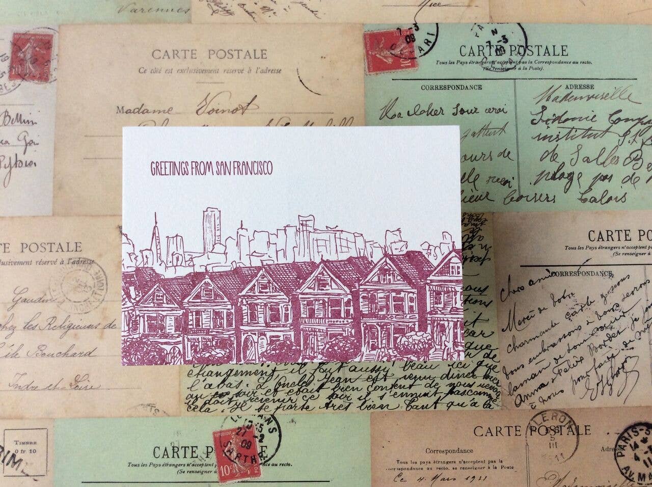 Albertine Press - San Francisco Postcard