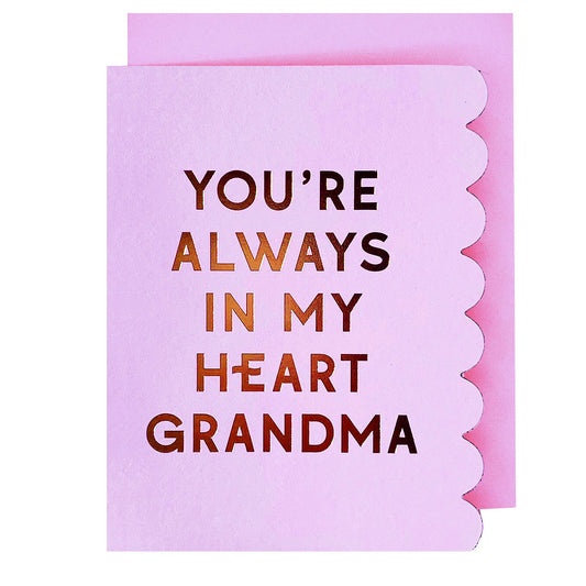 The Social Type - My Heart Grandma Card