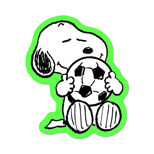 Apply Stickers - Soccer Snoopy - Die-Cut Sticker (World Cup)