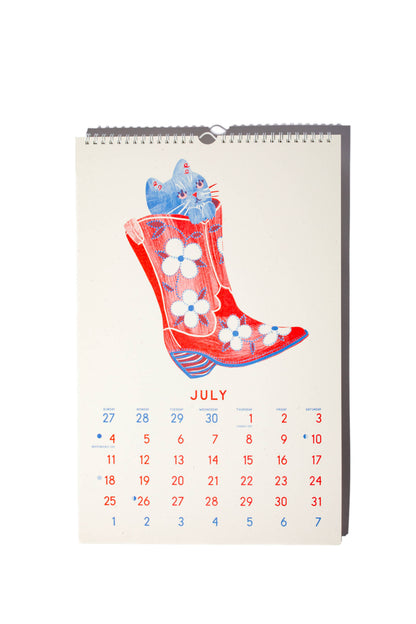 Bromstad Printing Co. - 2027 Risograph Wall Calendar - Just Makin' It Through