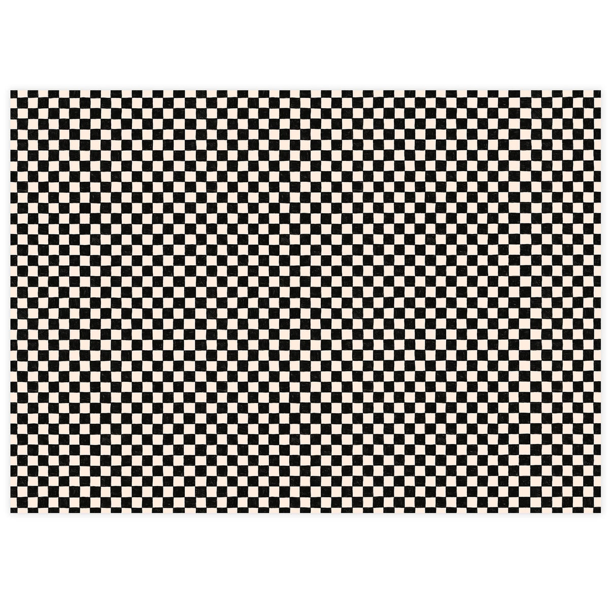 The Social Type - Black Checker Tissue Paper