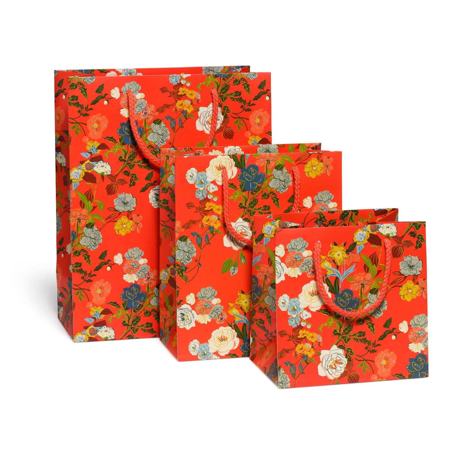 Red Cap Cards - Rose Garden gift bags: Medium