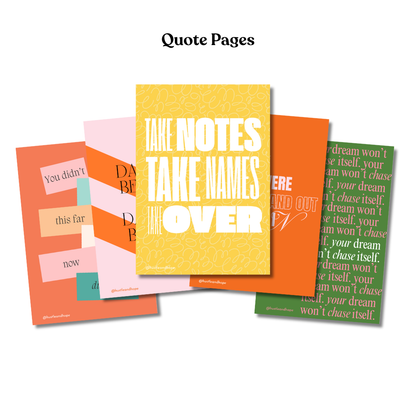 Hustle & Hope - Noteworthy Colorful Notebook