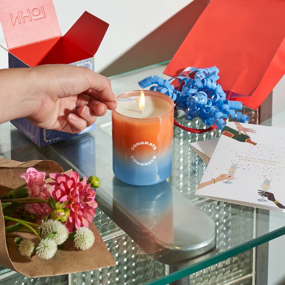 LOHN - Congrats Candle - Grapefruit & Neroli