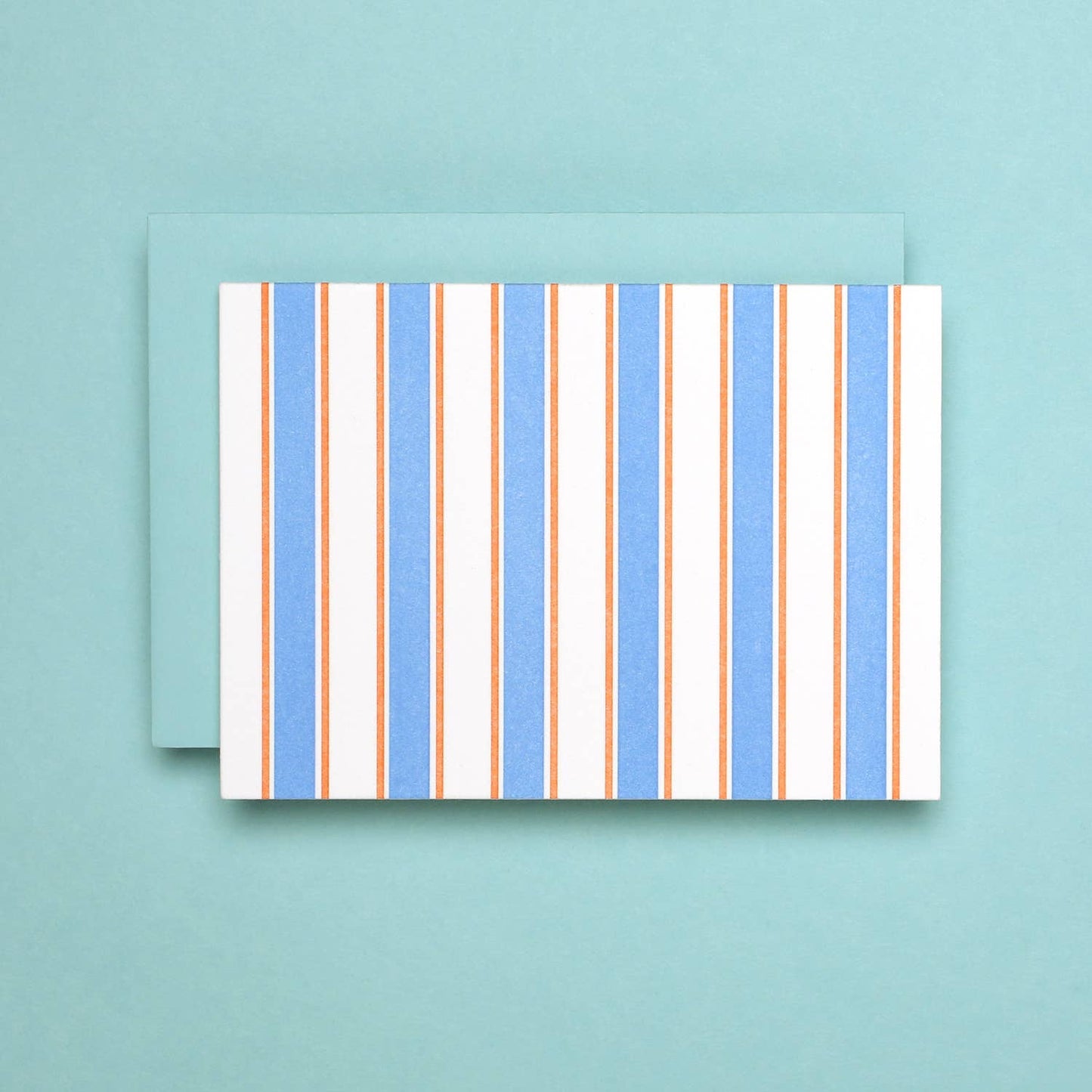 Shorthand Press - French Stripe Pattern Letterpress Card Box Set