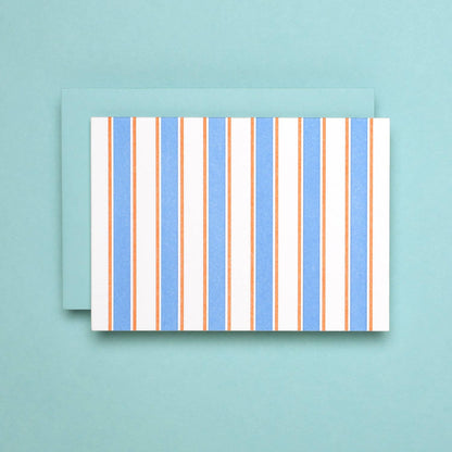 Shorthand Press - French Stripe Pattern Letterpress Card Box Set