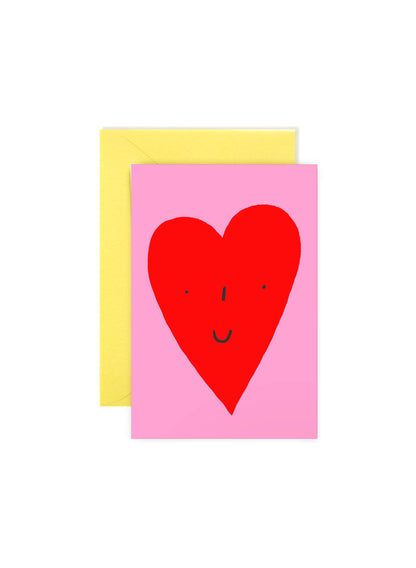 Karen Schipper - Smiley Heart- Mini Note
