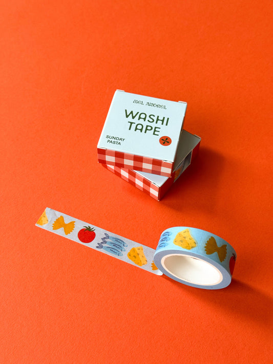 Mel Andrel - Sunday Pasta Washi Tape 