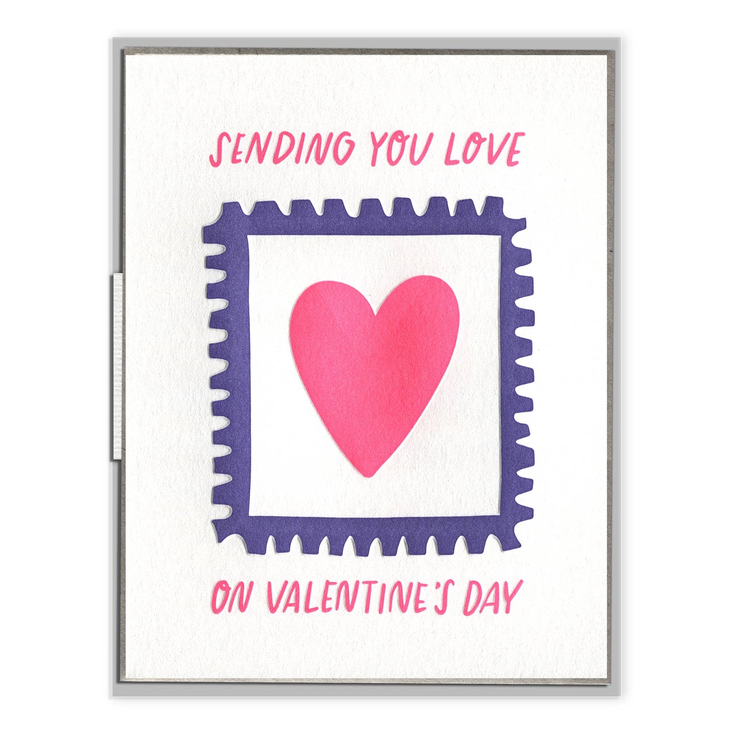 INK MEETS PAPER - Sending Love Stamp - Valentine's Day Card
