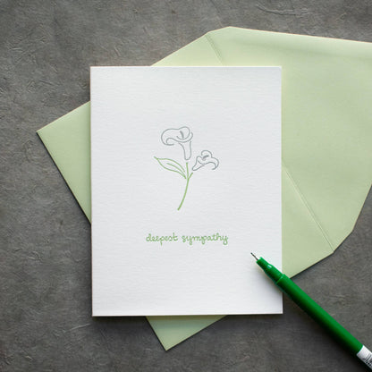 Albertine Press - Deepest Sympathy Greeting Card