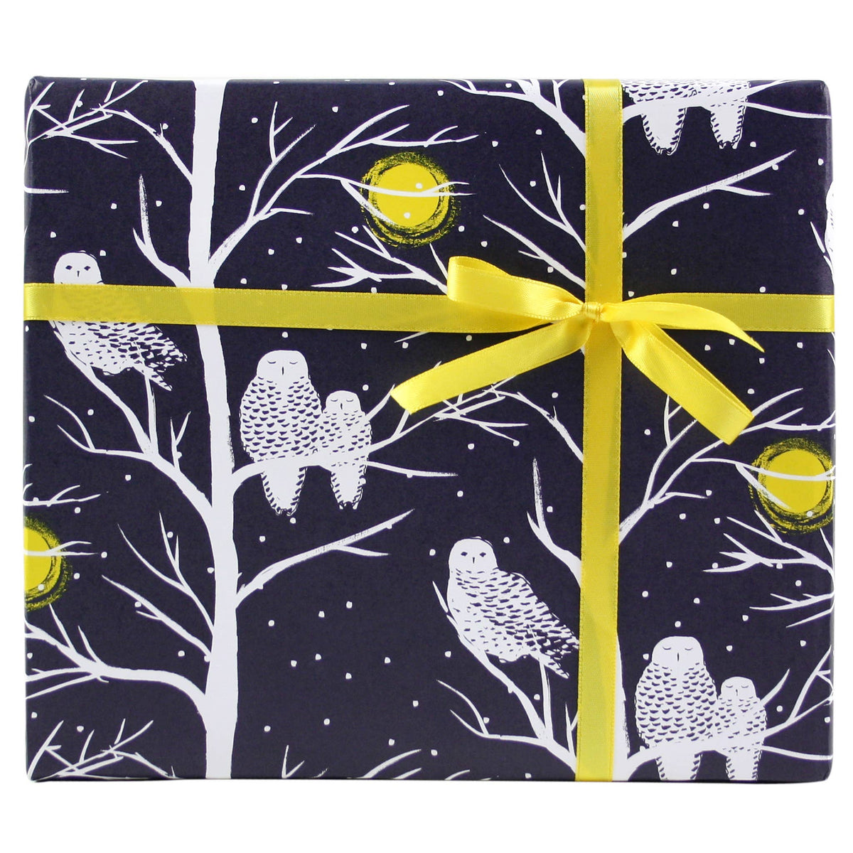 Smudge Ink - Peaceful Owls Gift Wrap (e.b. goodale): Roll of 3 Sheets