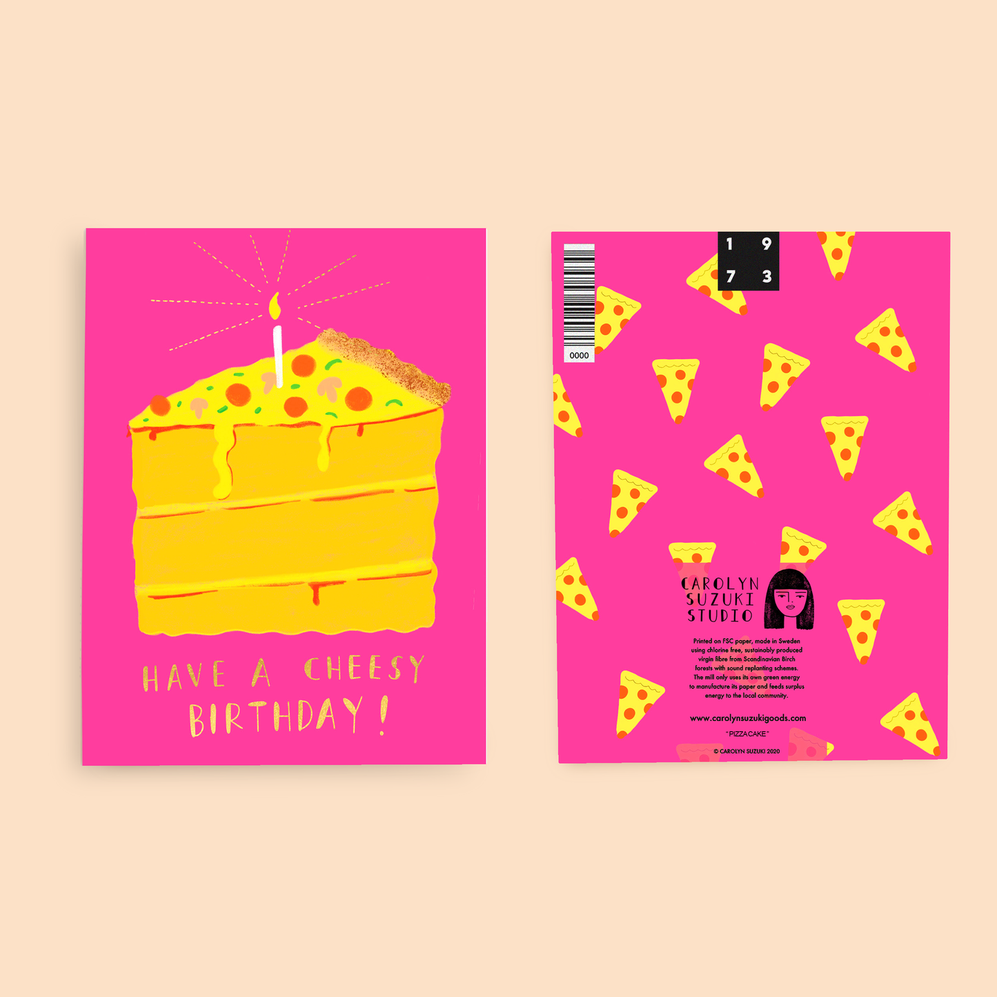 Carolyn Suzuki - PIZZA CAKE - Birthday Cake