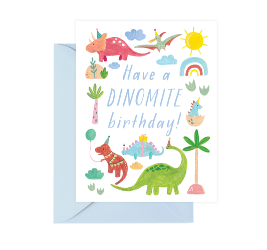 Forage Paper Co. - Dinomite Birthday: Single Card