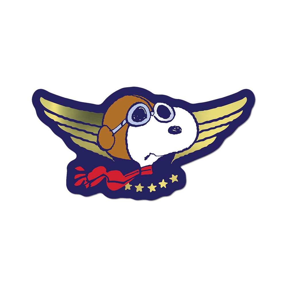 Apply Stickers - Flying Ace Snoopy - Die-Cut Sticker