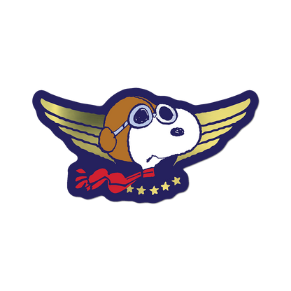 Apply Stickers - Flying Ace Snoopy - Die-Cut Sticker