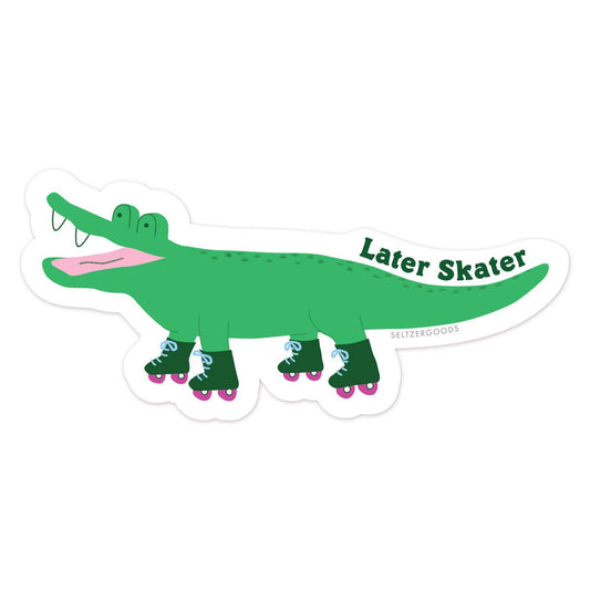 Seltzer Goods - Skater Gator Sticker