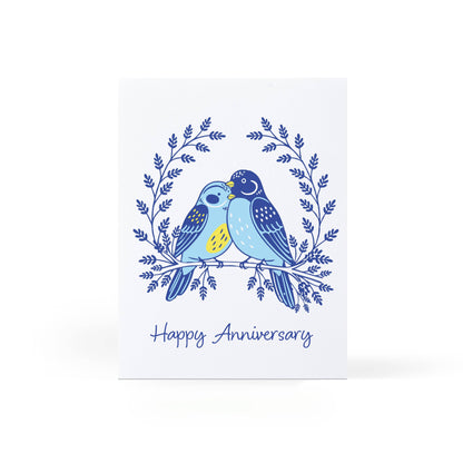 Sweet Bippy Press - Anniversary Birds Greeting Card