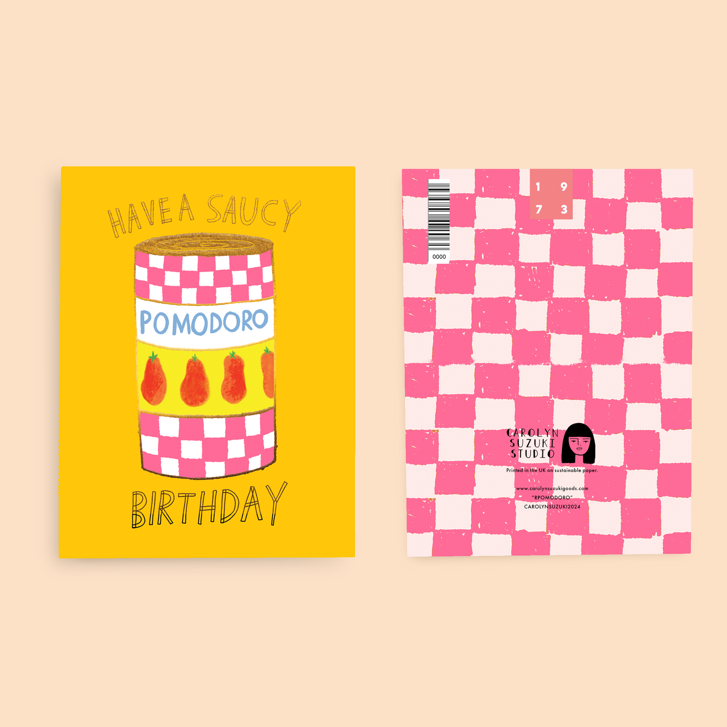 Carolyn Suzuki - POMODORO - Birthday Card