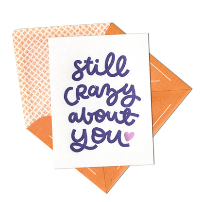 INK MEETS PAPER - Still Crazy About You - single love card