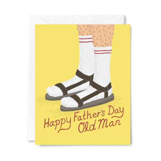 Courtney Beyer Design - Happy Father's Day Old Man Card