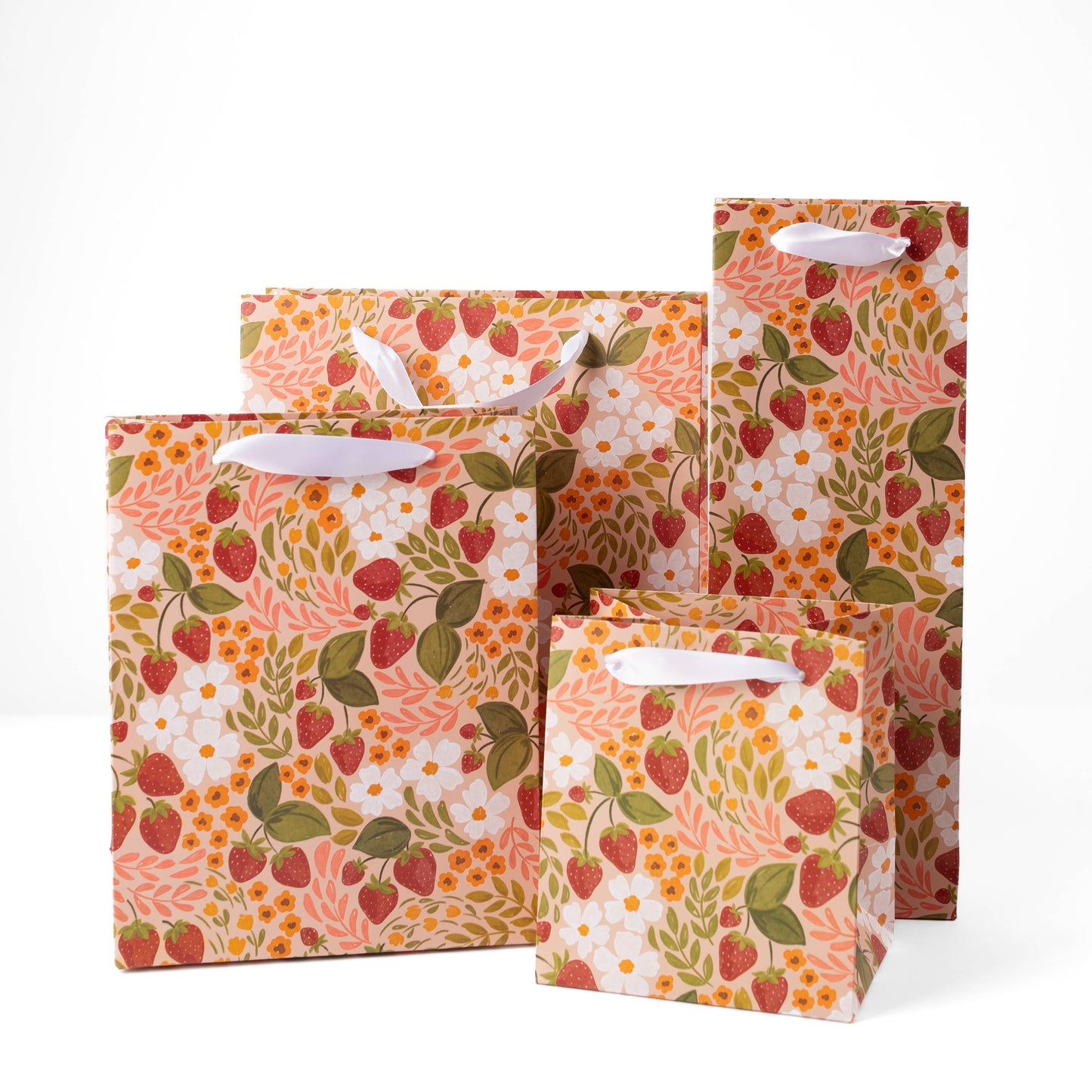 Elyse Breanne Design - Strawberry Patch Gift Bag: Medium