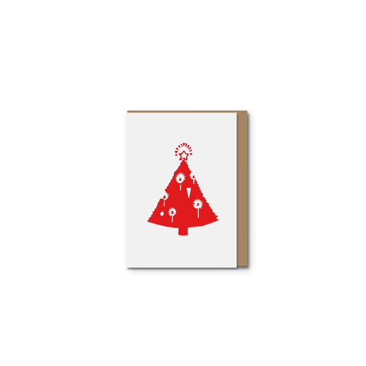 Sweet Bippy Press - Mini Christmas Tree Greeting Card