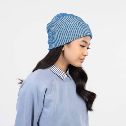 VERLOOP - Simple Rib Knit - Golden Olive Navy