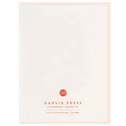 Dahlia Press - Berry Happy - Letterpress Friendship Greeting Card