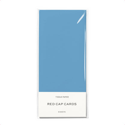 Red Cap Cards - Light Blue tissue paper: 8 Sheets