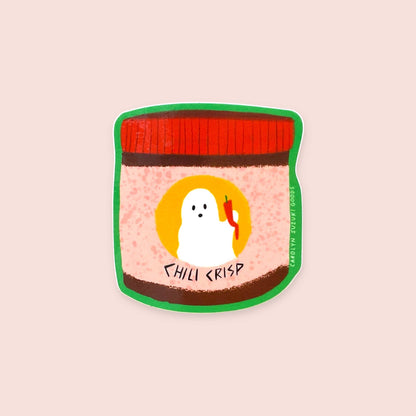 Carolyn Suzuki - Chili Crisp - Die Cut Sticker