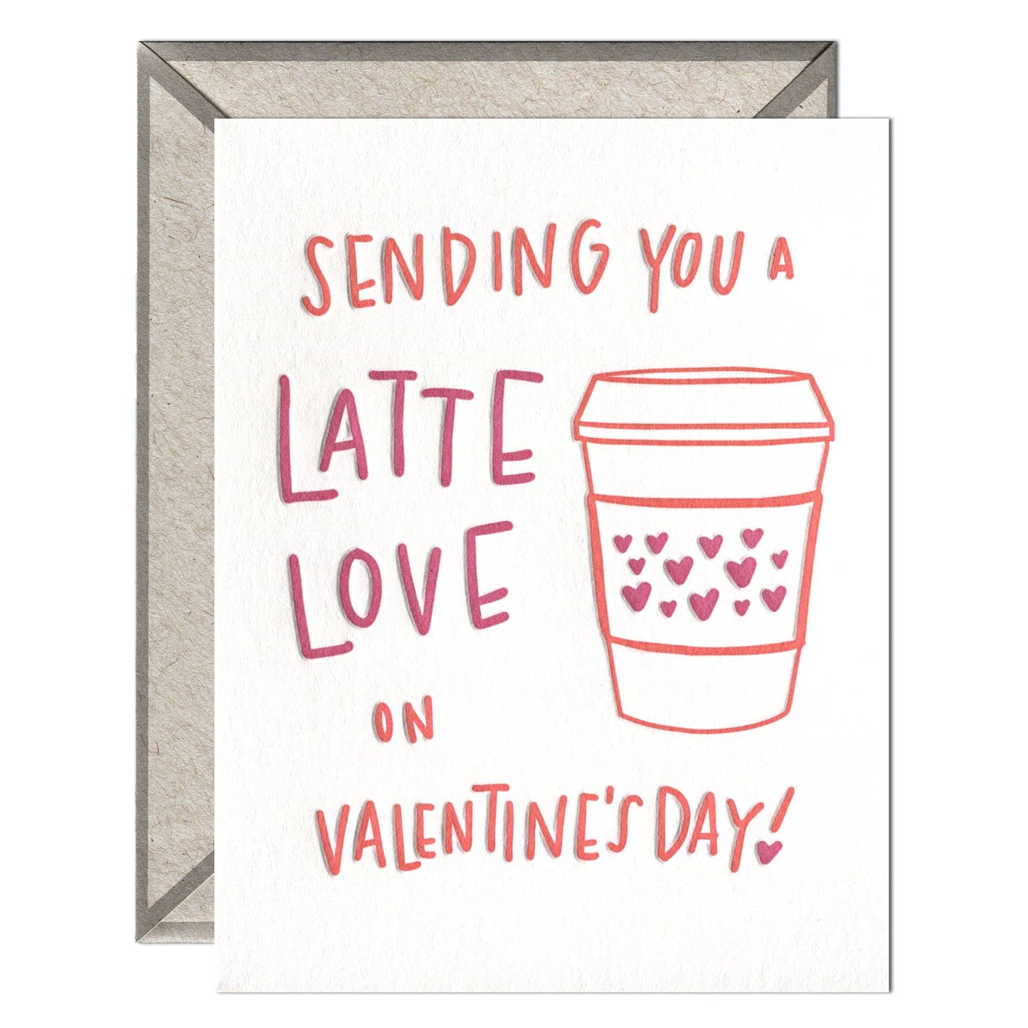 INK MEETS PAPER - Latte Valentine - Valentine's Day Card