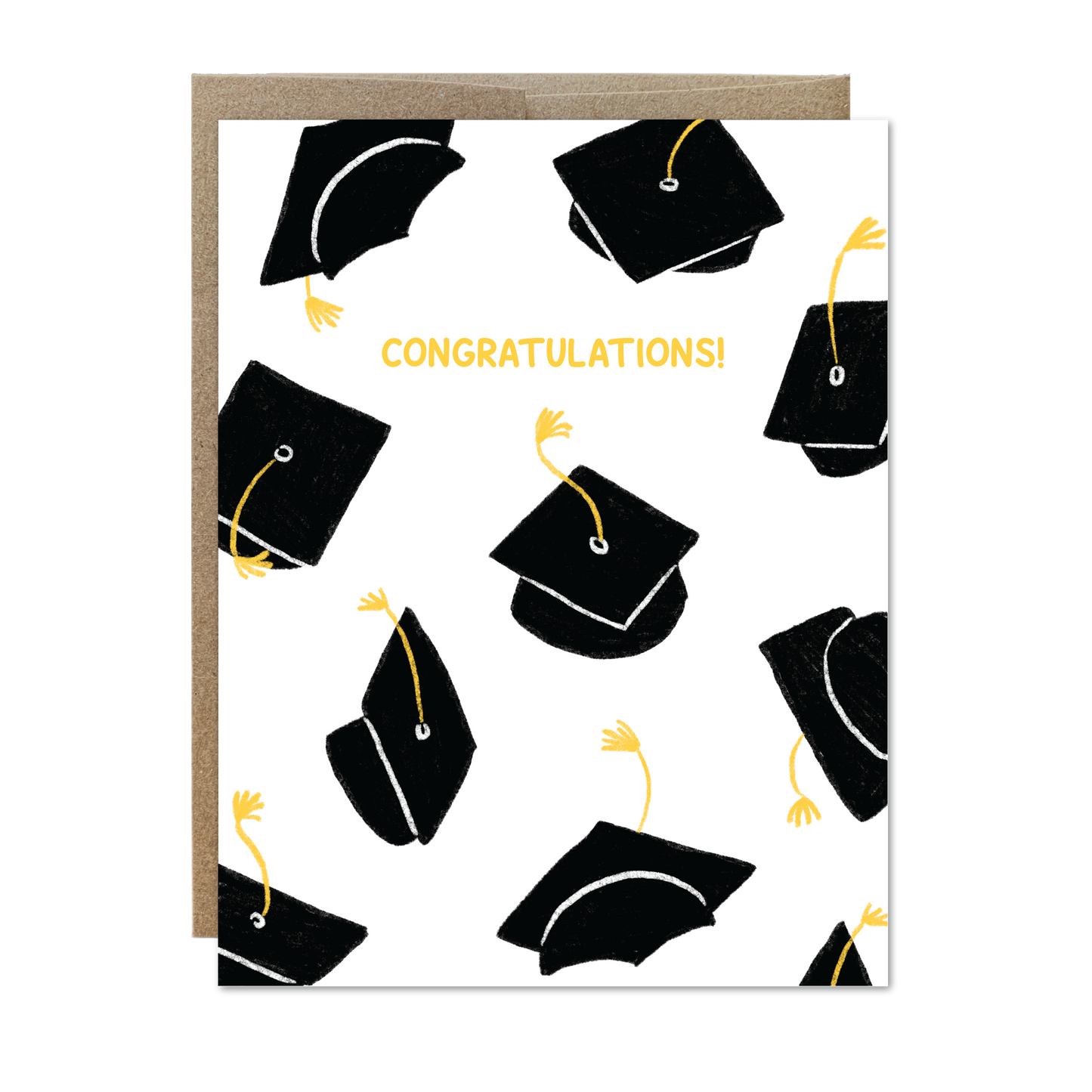 Maison Chanamon - Grad Caps Confetti Card