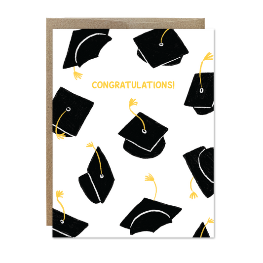 Maison Chanamon - Grad Caps Confetti Card