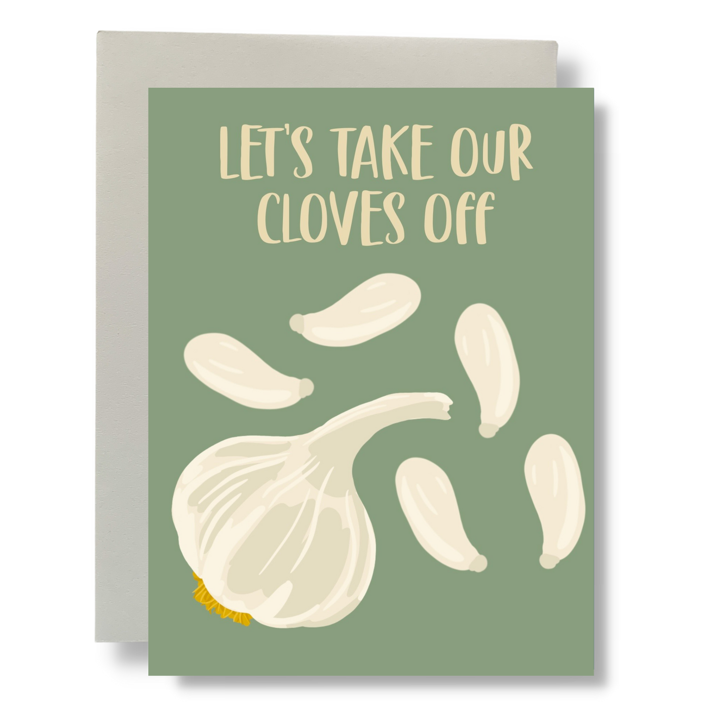 Bean Horse Car - Cloves Off Greeting Card