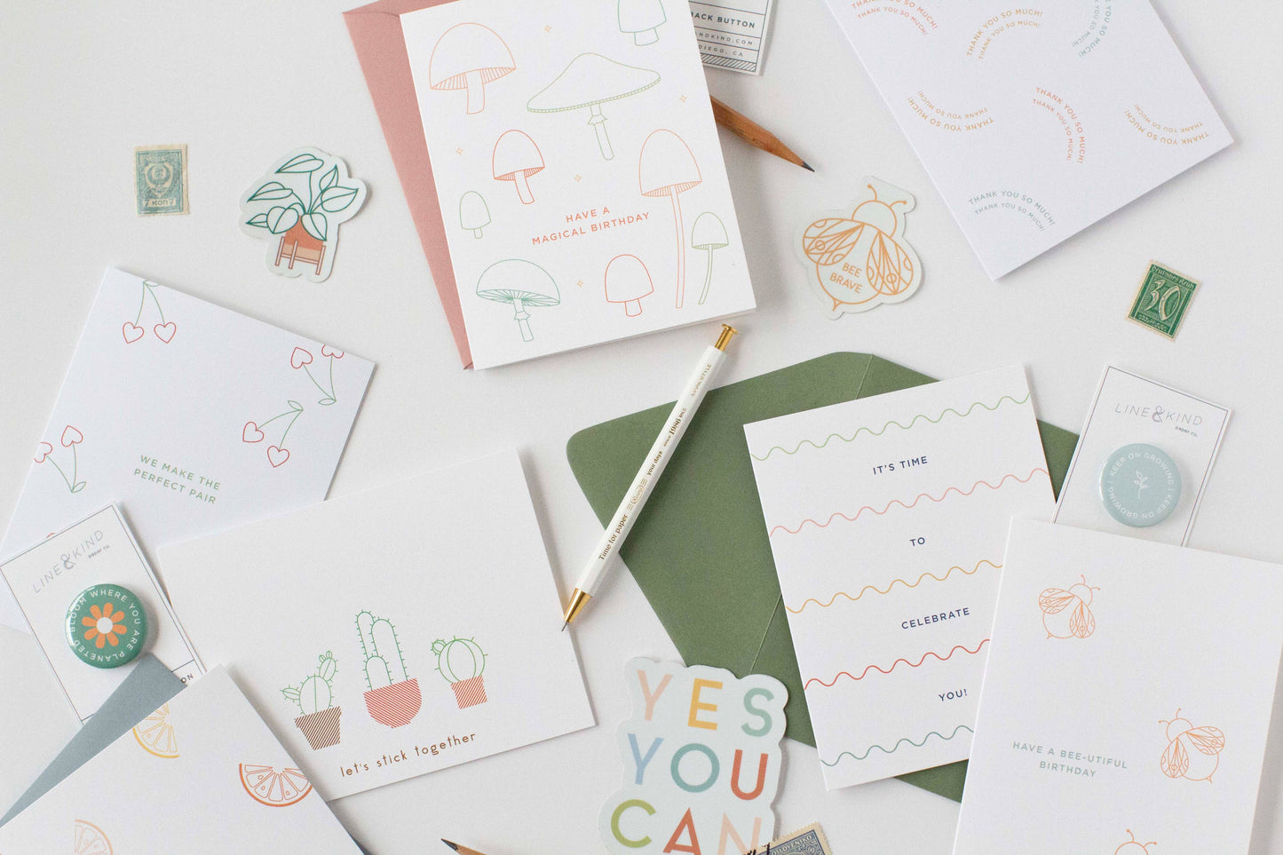 Line & Kind Paper - Birthday - It’s Time to Celebrate
