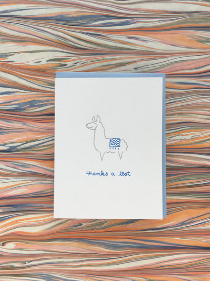 Albertine Press - Thanks A Llot Greeting Card