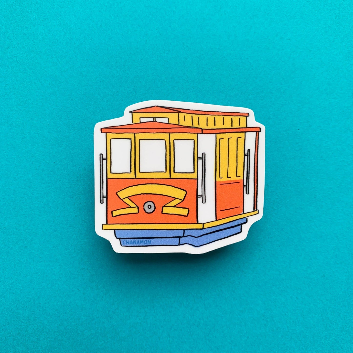 Maison Chanamon - Cable Car San Francisco Sticker