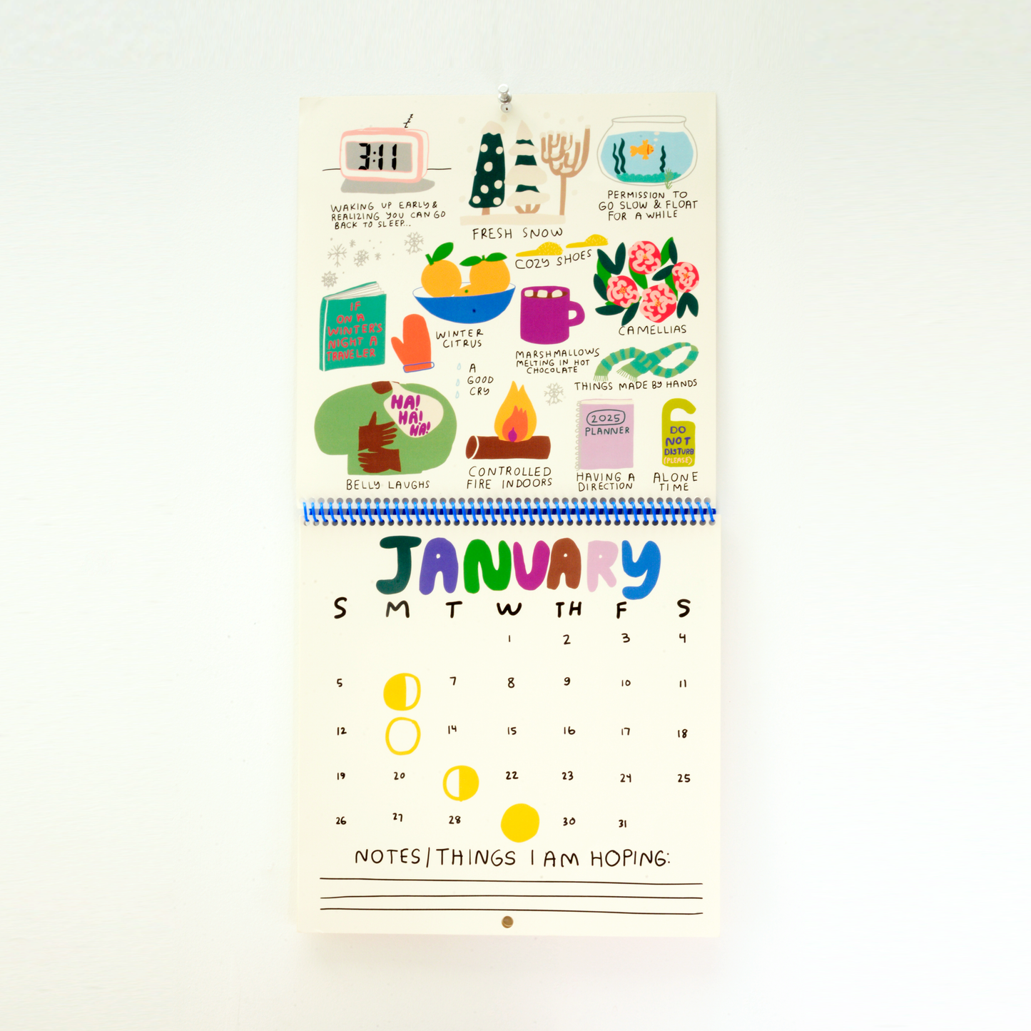 People I've Loved - 2025 Only Good Things 12-Month Wall Calendar