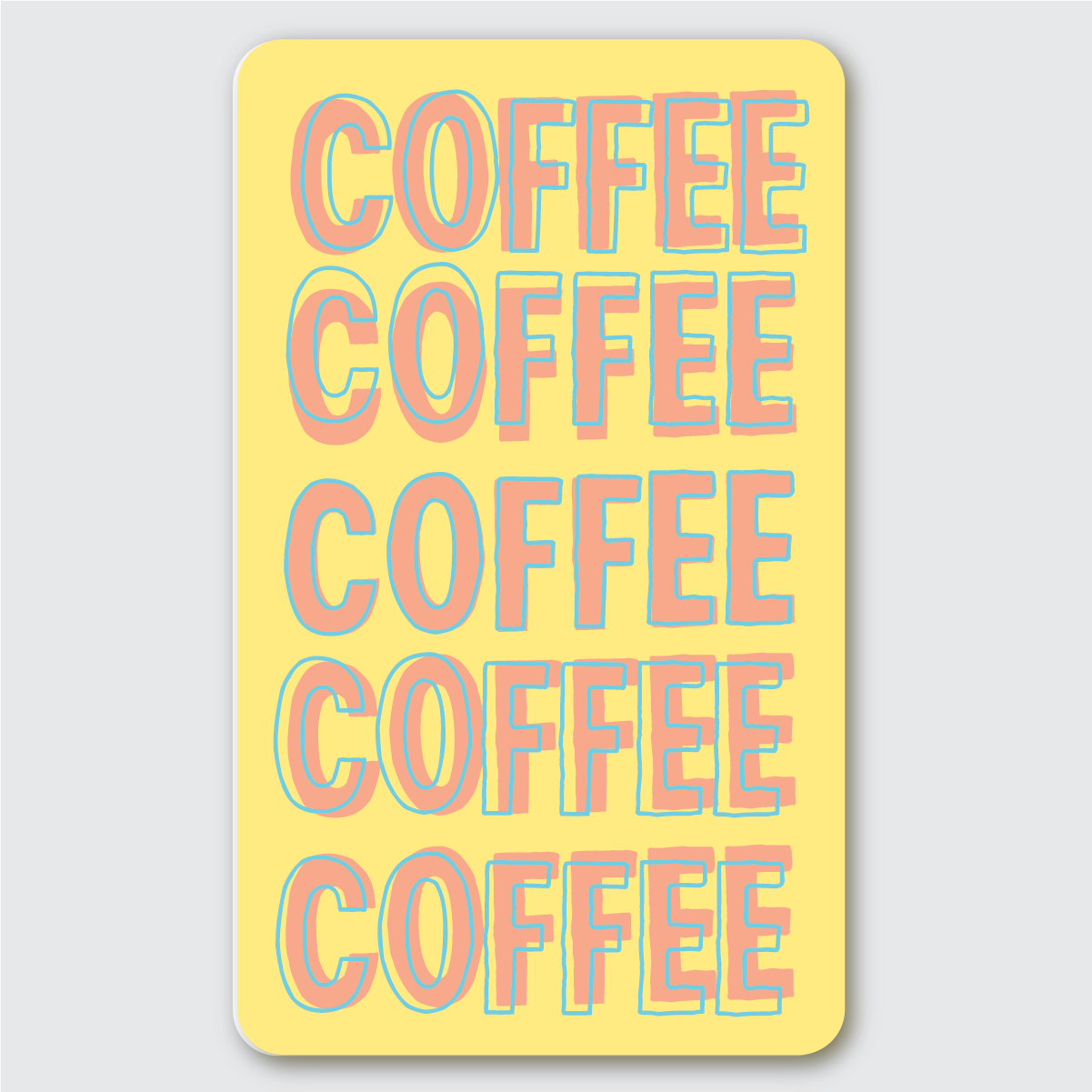 Pike Street Press - Coffee Type Sticker