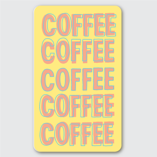 Pike Street Press - Coffee Type Sticker