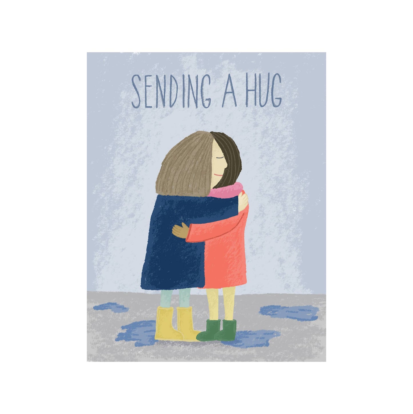 Courtney Beyer - Sending A Hug Greeting Card