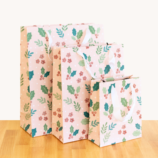 Elyse Breanne Design - Sugarplum Mistletoe Gift Bag: Extra Small