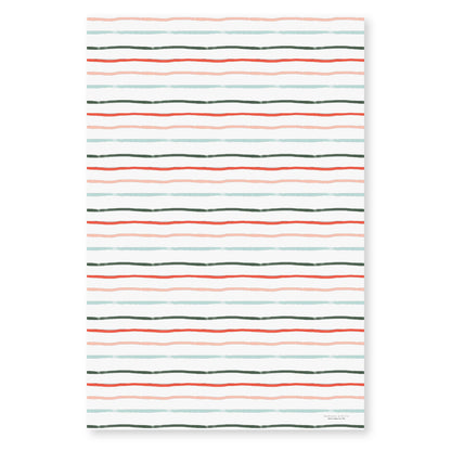 Ramona & Ruth - Multi Stripes Gift Wrap Roll