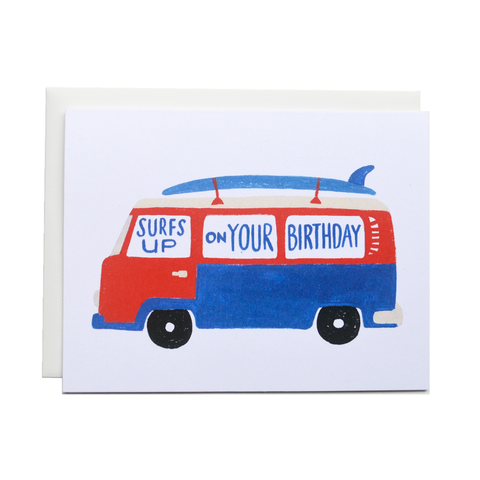 Forage Paper Co. - Surfs Up Birthday Card