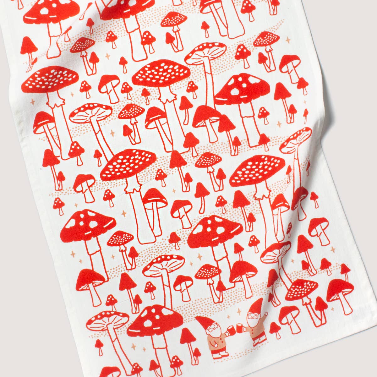 Seltzer Goods - Gnome Mushroom Tea Towel